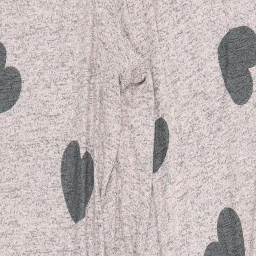 Boux Avenue Womens Grey Geometric Viscose  Lounge Pants Size 16   - Hearts