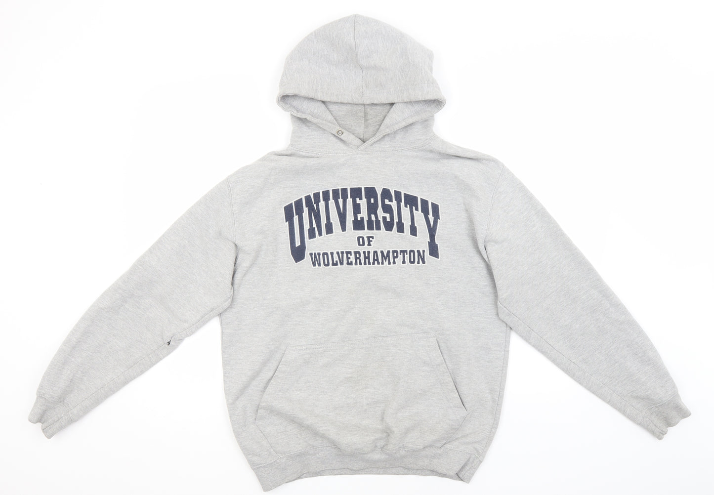 All We Do is Womens Grey Crew Neck  Cotton Pullover Jumper Size M   - University of Wolverhampton