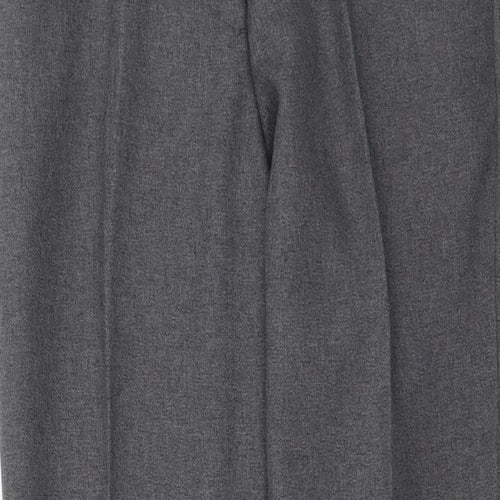 Signature Womens Grey  Polyester Trousers  Size 28 in L30 in Regular