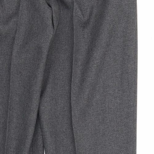 Signature Womens Grey  Polyester Trousers  Size 28 in L30 in Regular