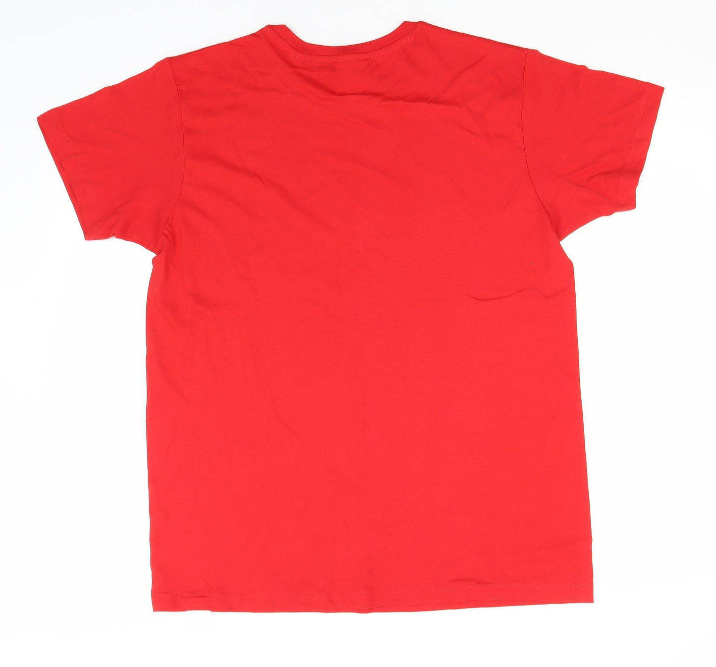 Jersey Mens Red  Cotton  T-Shirt Size M Round Neck  - Disco Made me Do It