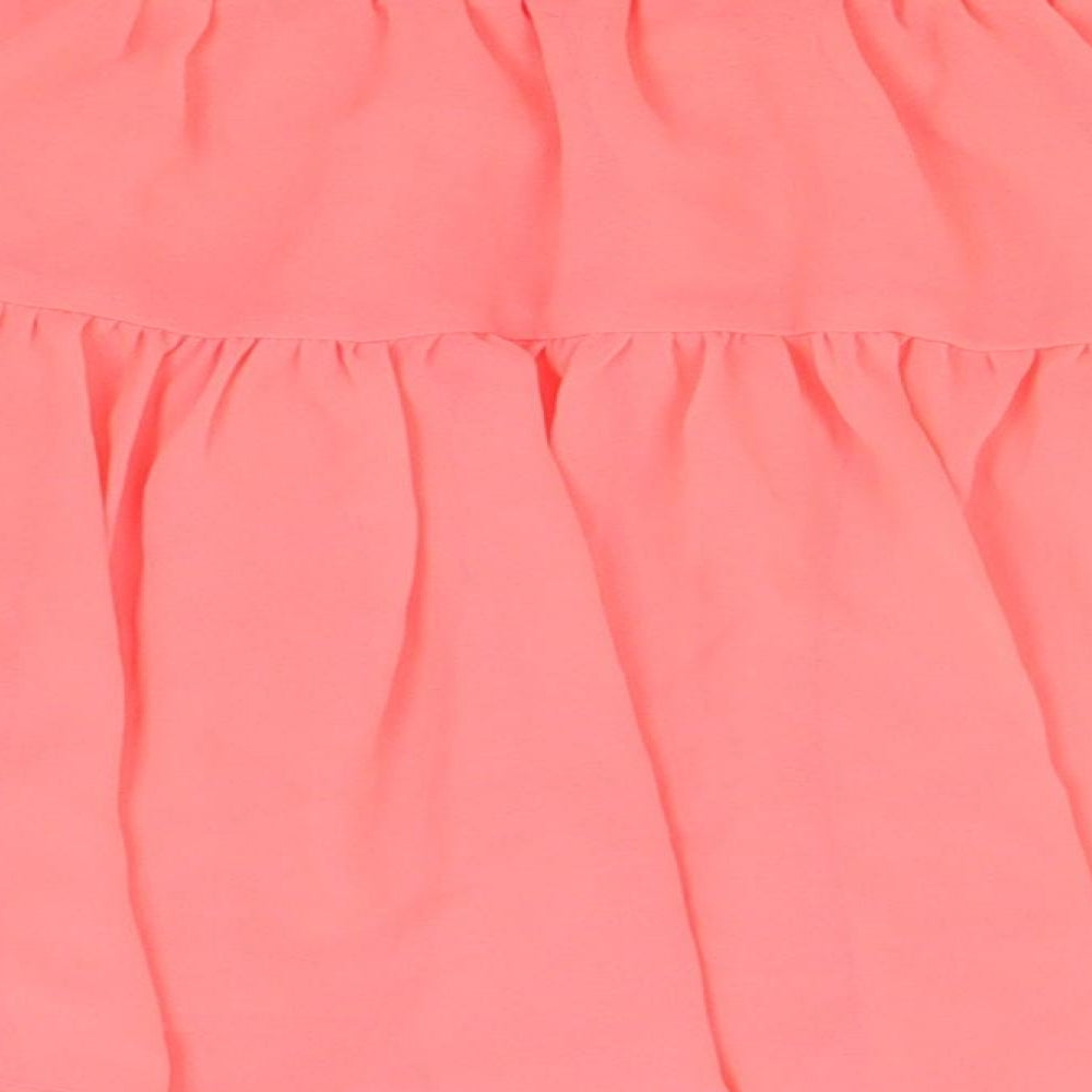 Divided Womens Red  Polyester A-Line Skirt Size 10