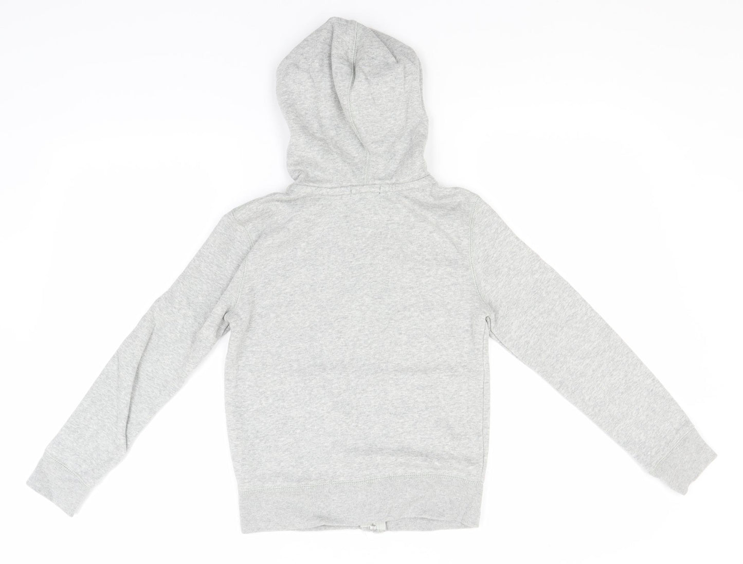 Gap Girls Grey  Cotton Full Zip Hoodie Size 8-9 Years