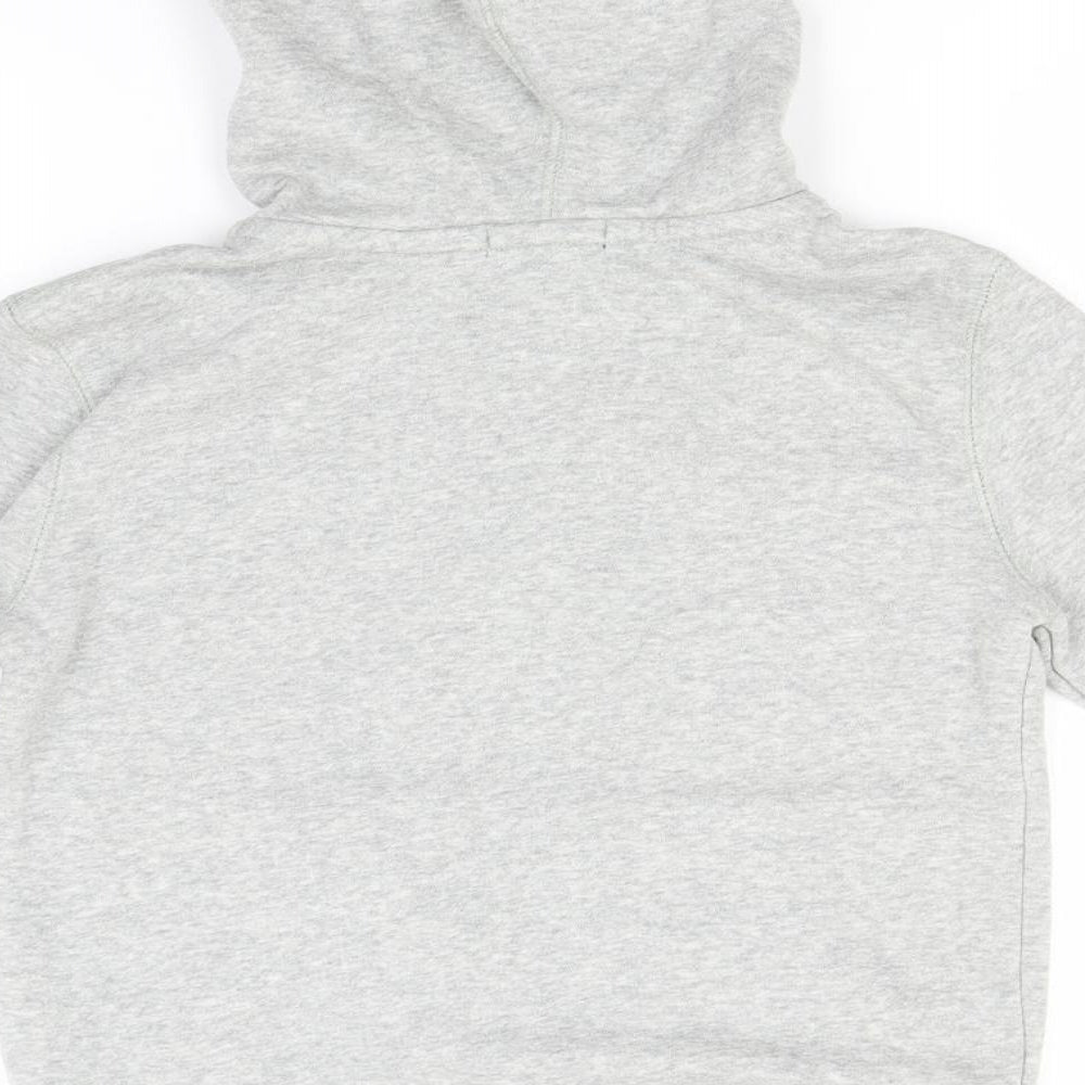 Gap Girls Grey  Cotton Full Zip Hoodie Size 8-9 Years