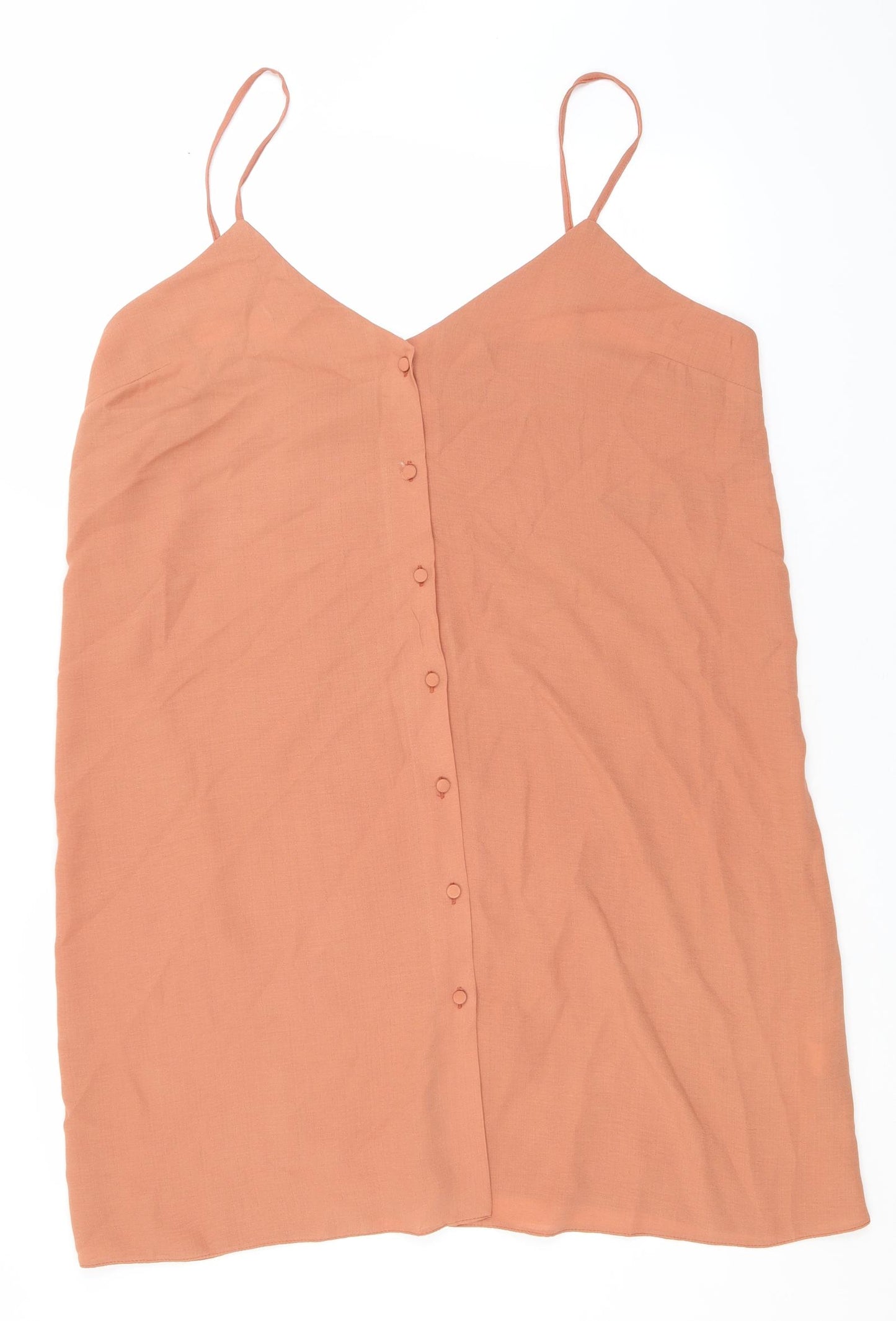 Primark Womens Brown  Polyester Tank Dress  Size 20  Off the Shoulder