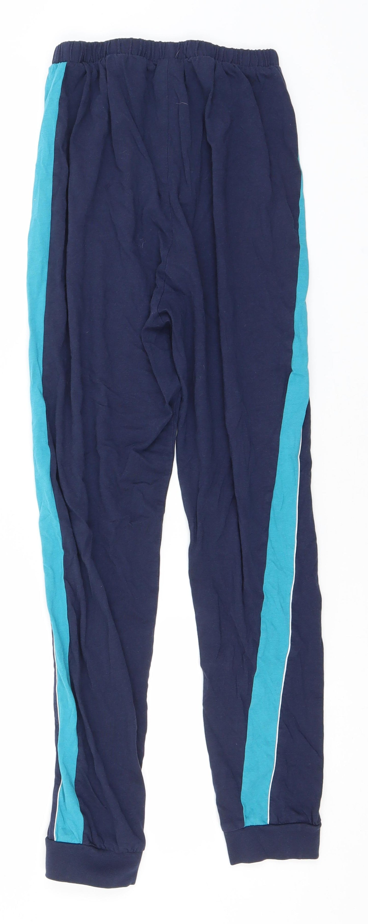 Matalan Boys Blue  Cotton Sweatpants Trousers Size 13 Years  Regular
