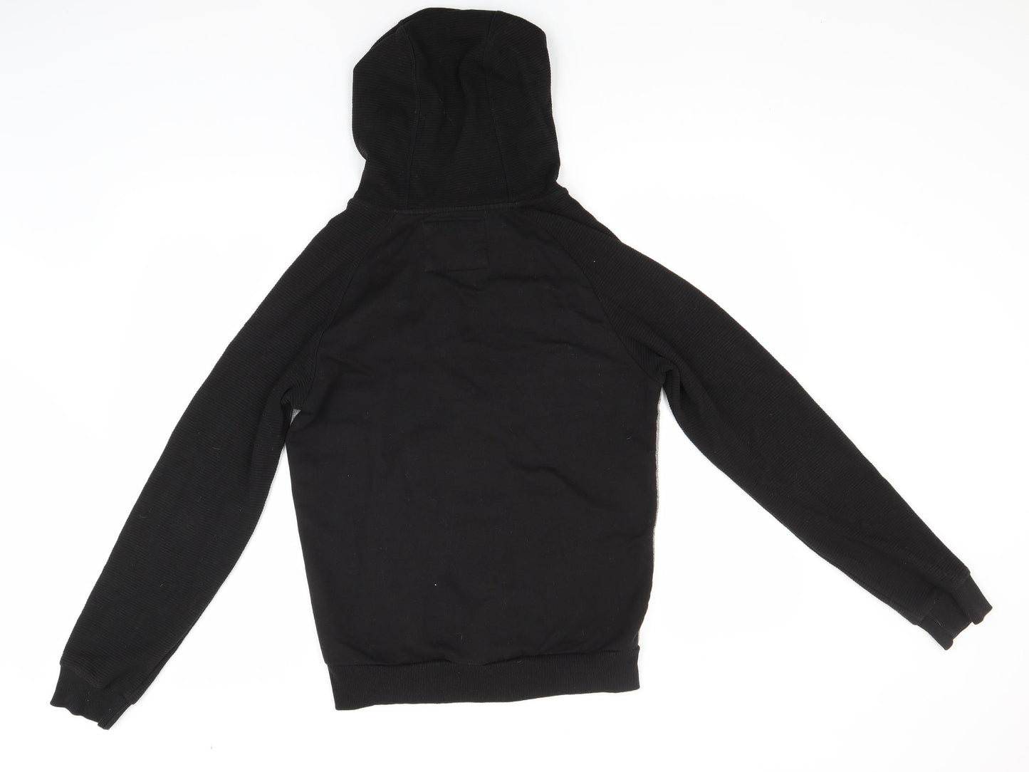 Genetic Apparel Mens Grey  Cotton Full Zip Hoodie Size S