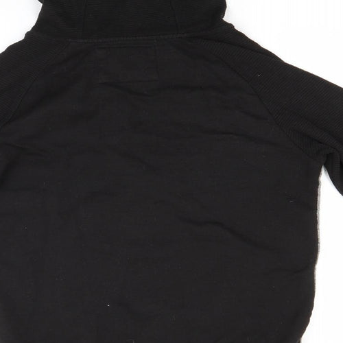 Genetic Apparel Mens Grey  Cotton Full Zip Hoodie Size S