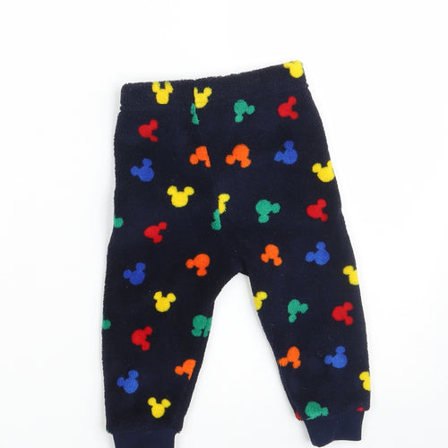 Primark Baby Multicoloured Animal Print 100% Polyester Jogger Leggings Size 9-12 Months   - Waist 16in; Inside  leg 8in