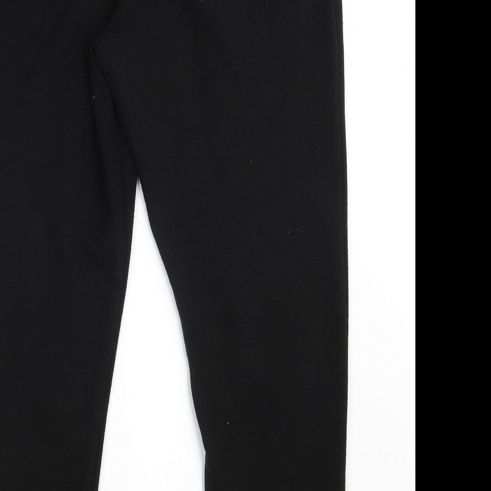 Very Womens Black  Polyester Jogger Trousers Size 16 L28 in Regular