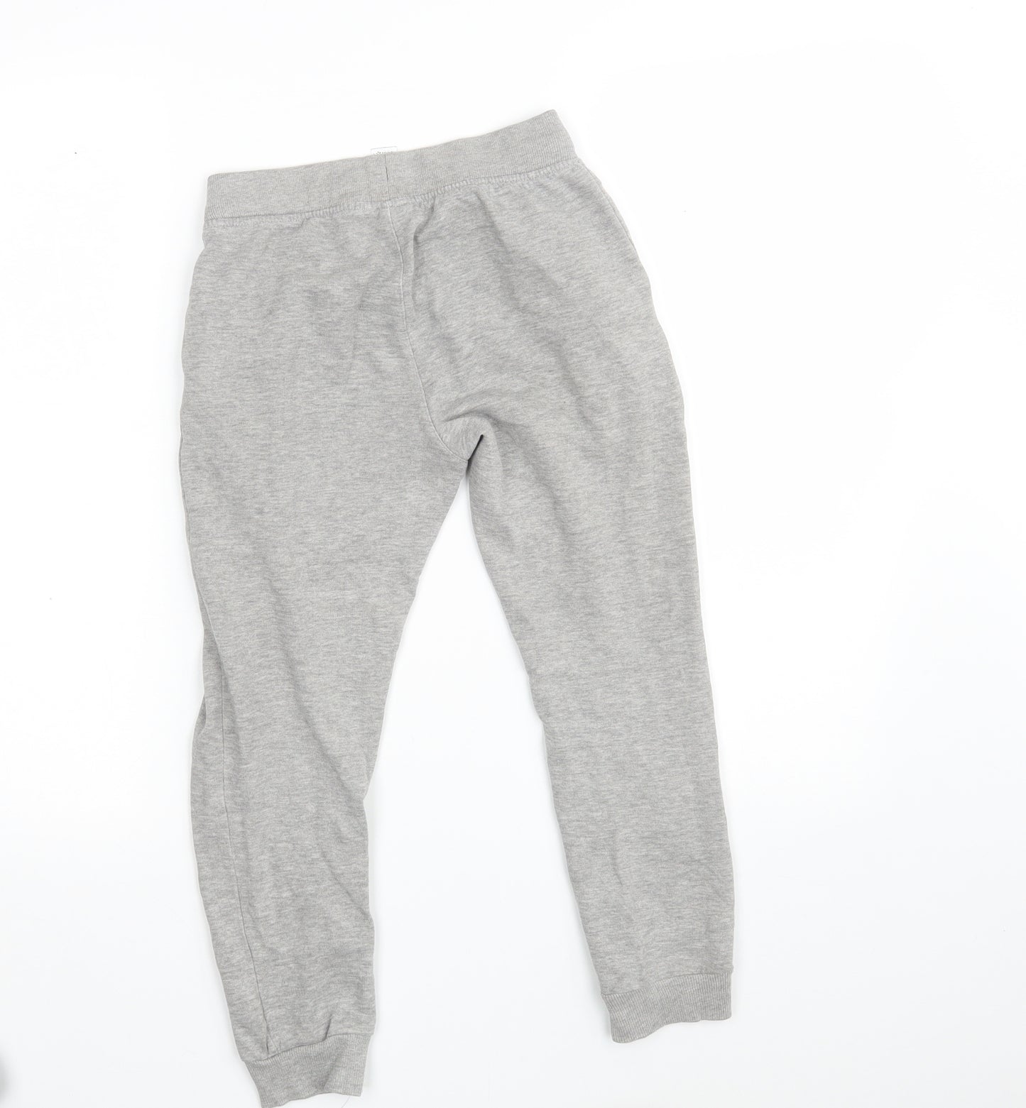 George Boys Grey  Cotton Jogger Trousers Size 7-8 Years L20 in Regular