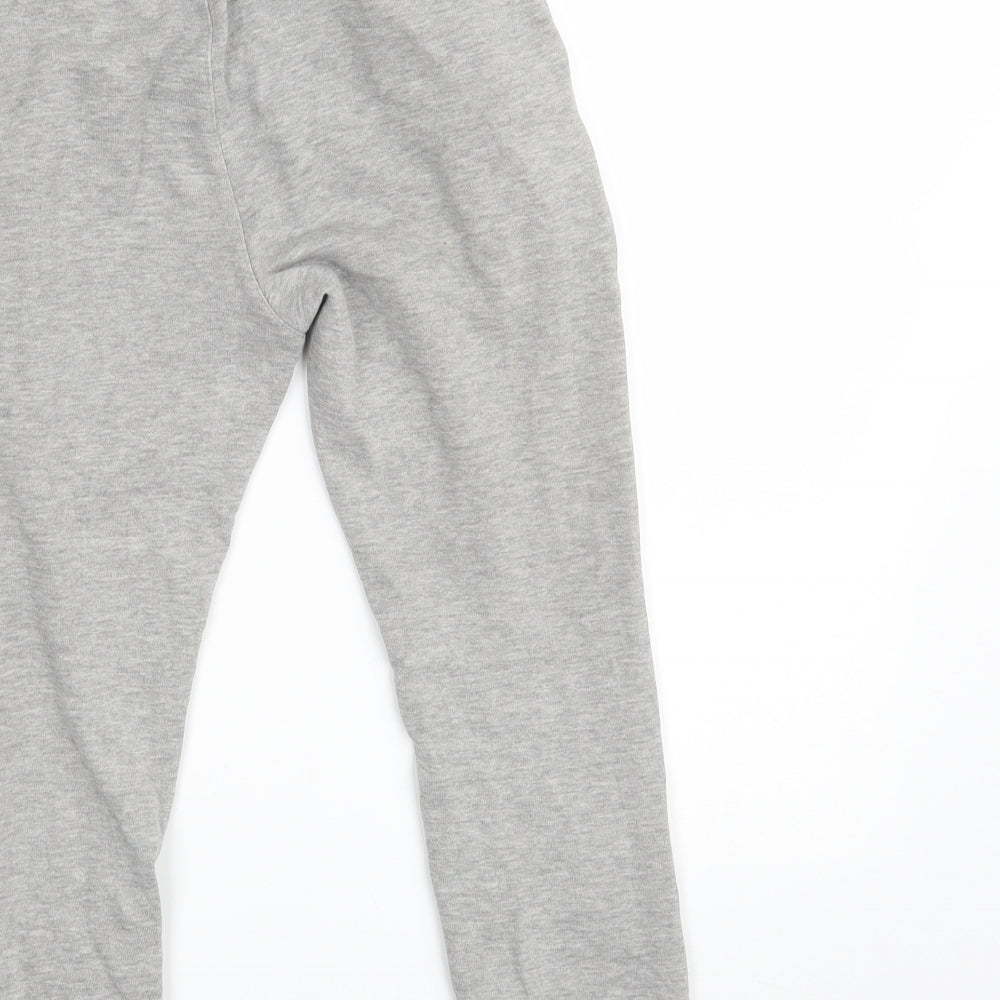 George Boys Grey  Cotton Jogger Trousers Size 7-8 Years L20 in Regular