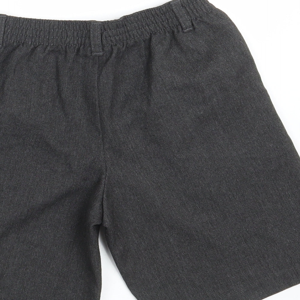 George Boys Grey  Polyester Bermuda Shorts Size 7-8 Years  Regular  - Waist 22in; Inside leg 7in