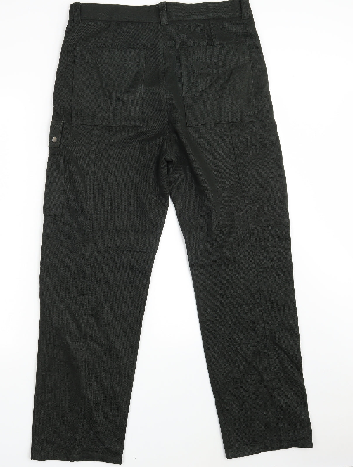 COS Mens Green  Lyocell Trousers  Size 34 in L29 in Regular Zip