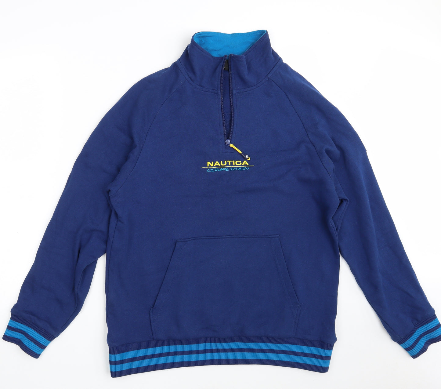 Nautica Mens Blue  Cotton Pullover Sweatshirt Size L