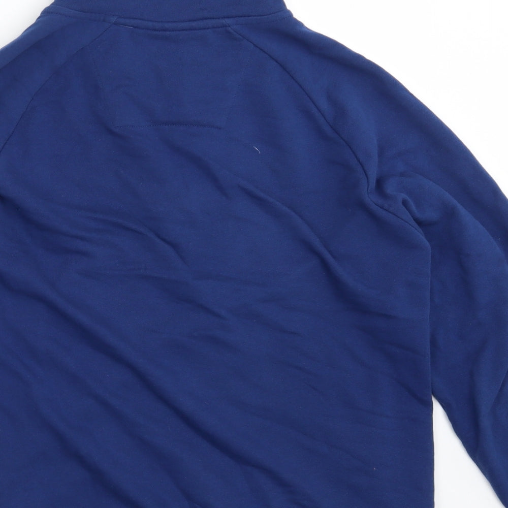 Nautica Mens Blue  Cotton Pullover Sweatshirt Size L