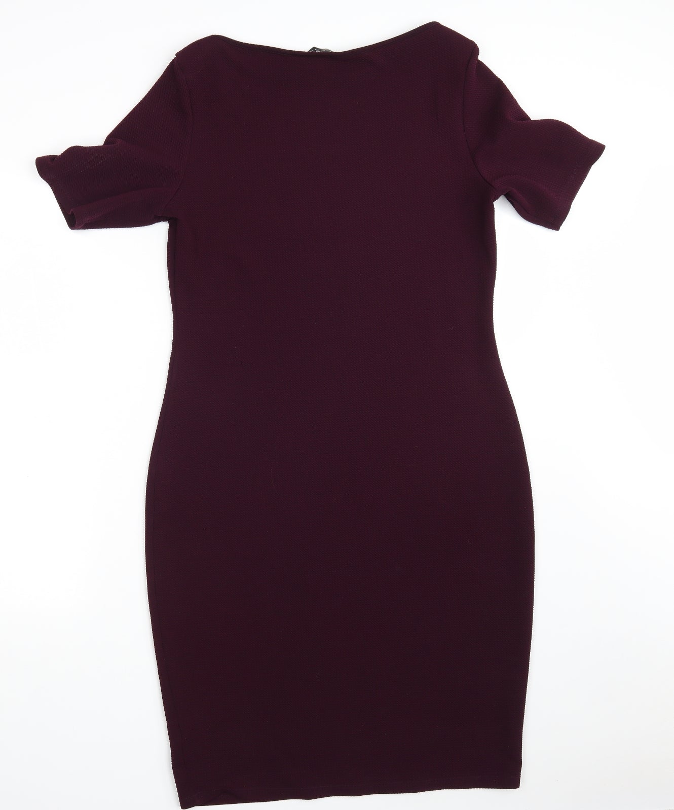 Dorothy Perkins Womens Purple  Polyester Fit & Flare  Size 14  Boat Neck