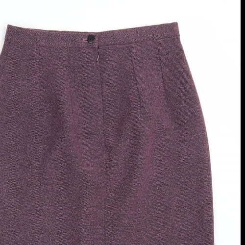 C . M .D Womens Pink  Rayon Straight & Pencil Skirt Size 14   Zip