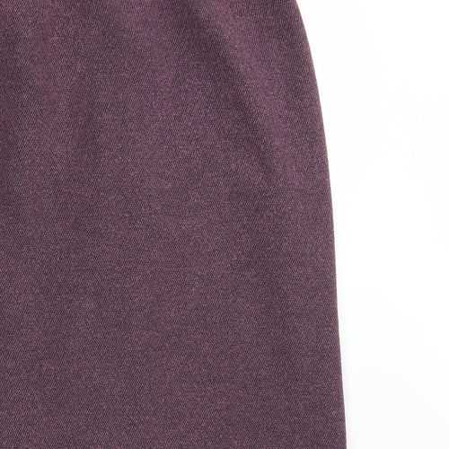 C . M .D Womens Pink  Rayon Straight & Pencil Skirt Size 14   Zip