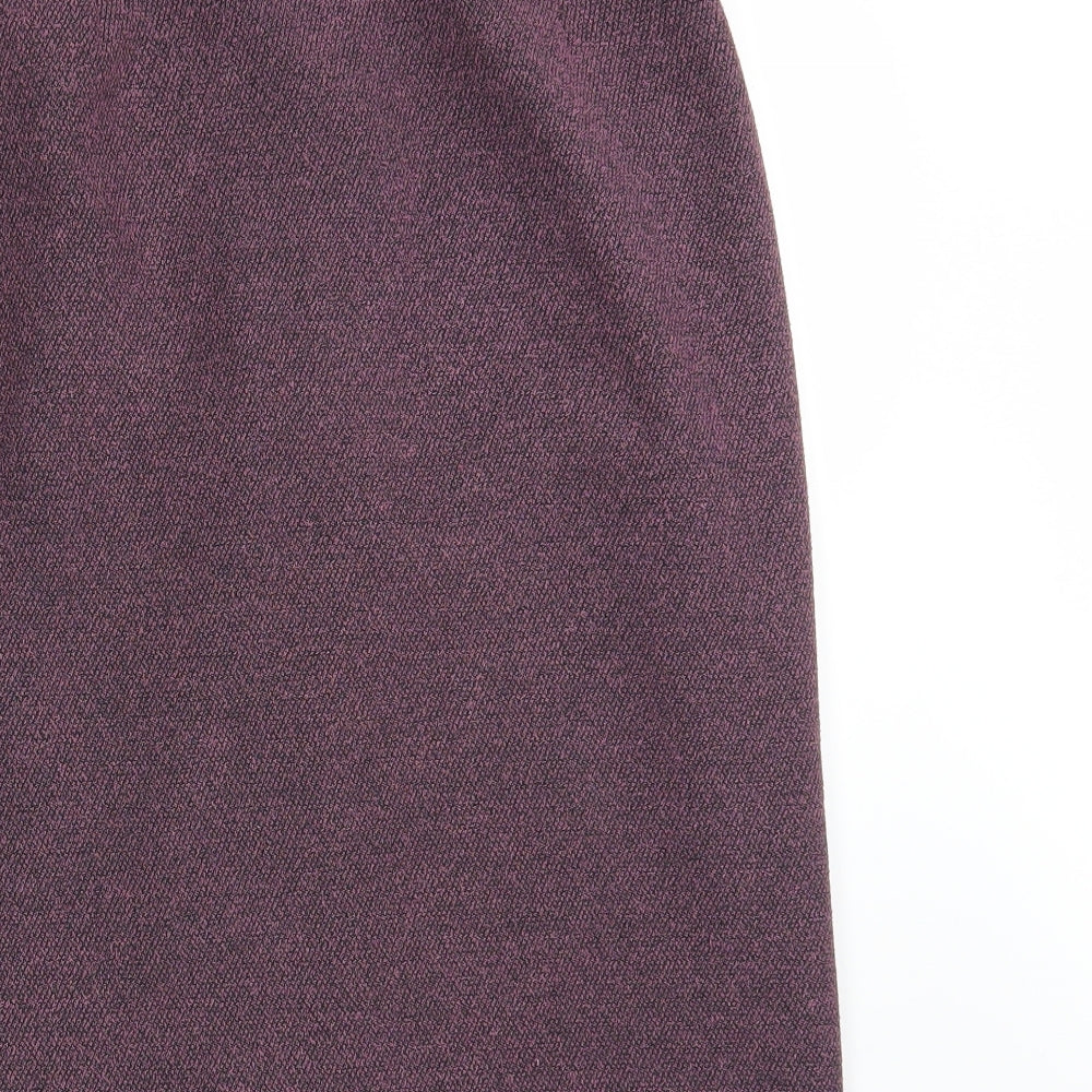 C . M .D Womens Pink  Rayon Straight & Pencil Skirt Size 14   Zip