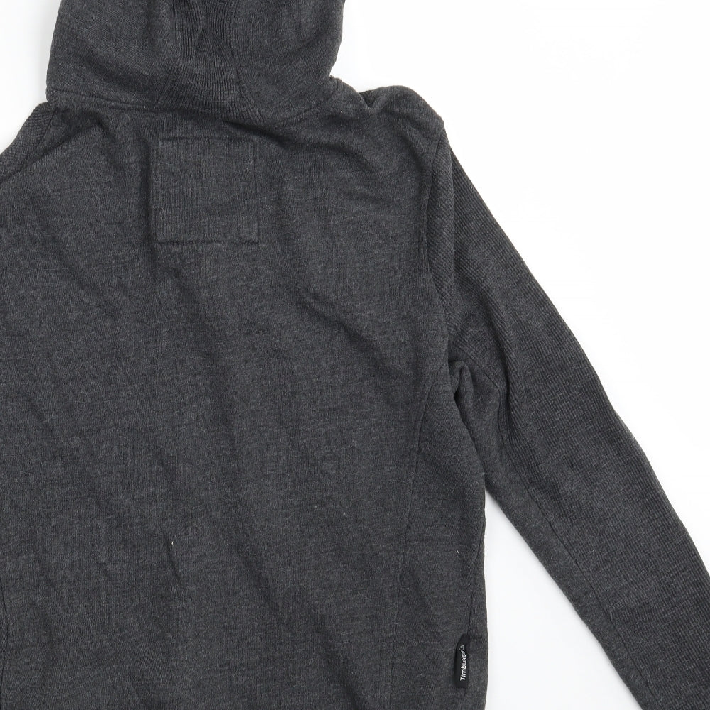 Timbuktu Mens Grey  Cotton Pullover Hoodie Size L