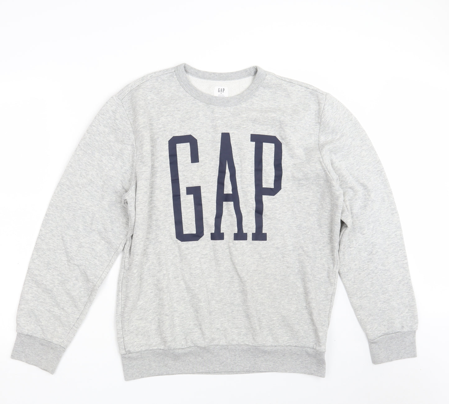 Gap Mens Grey  Cotton Pullover Sweatshirt Size M