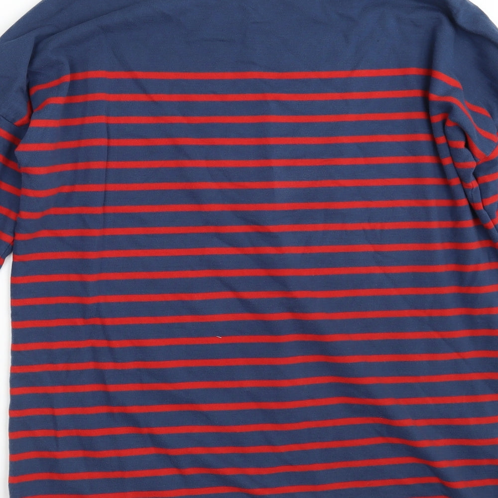 Seasalt Womens Multicoloured Striped 100% Cotton Pullover Sweatshirt Size 16