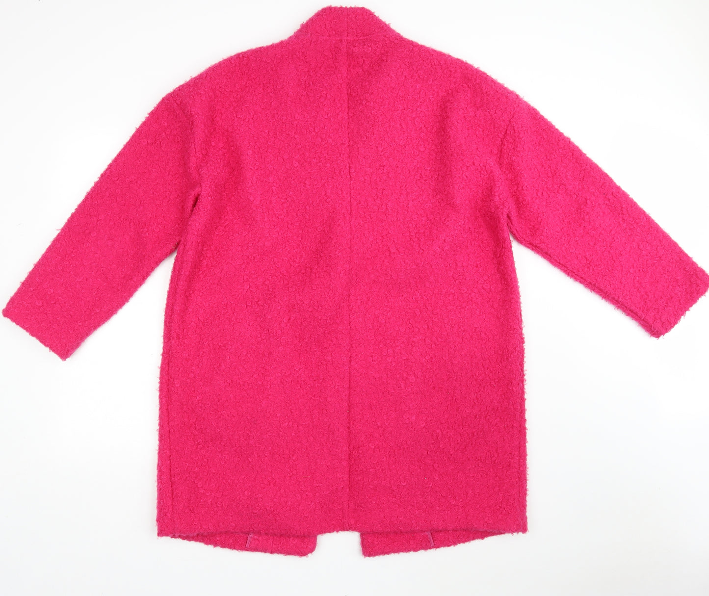 TU Womens Pink   Overcoat Coat Size 16  Button