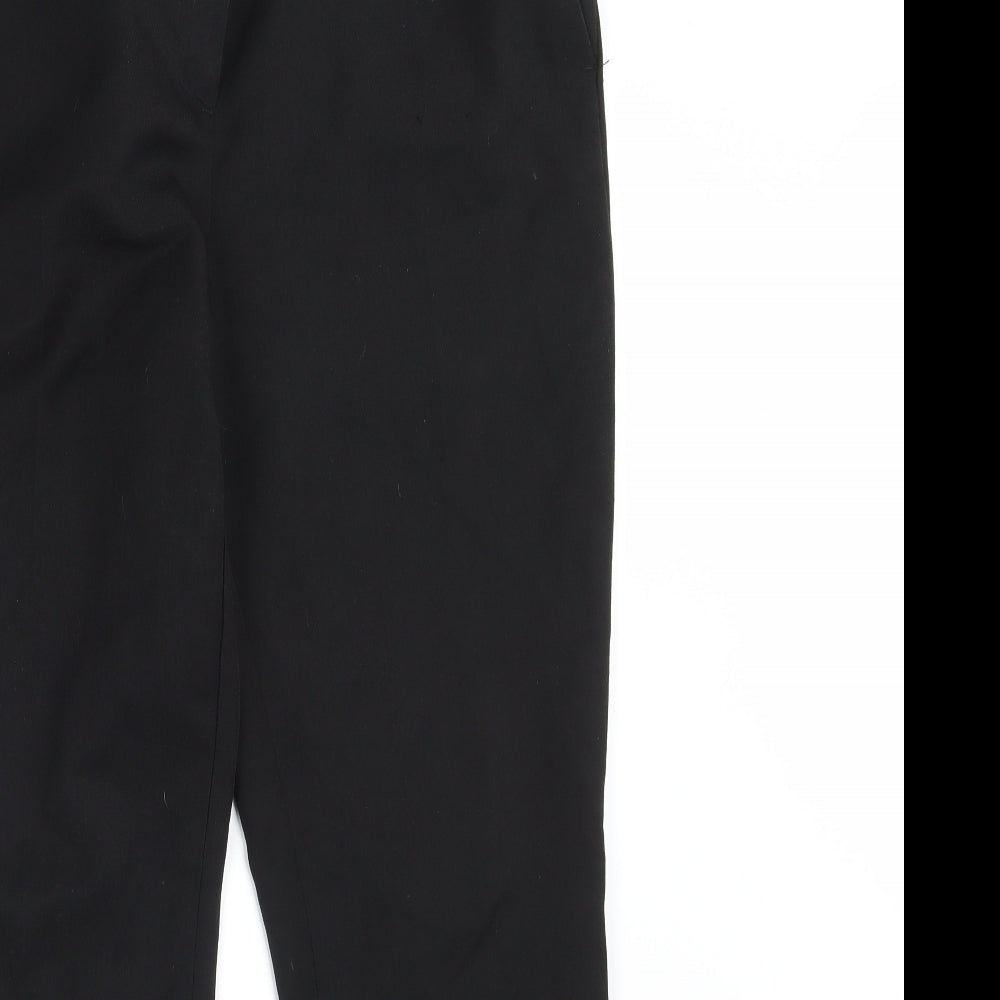 NEXT Womens Black  Polyester Chino Shorts Size 14 L3 in Regular Zip