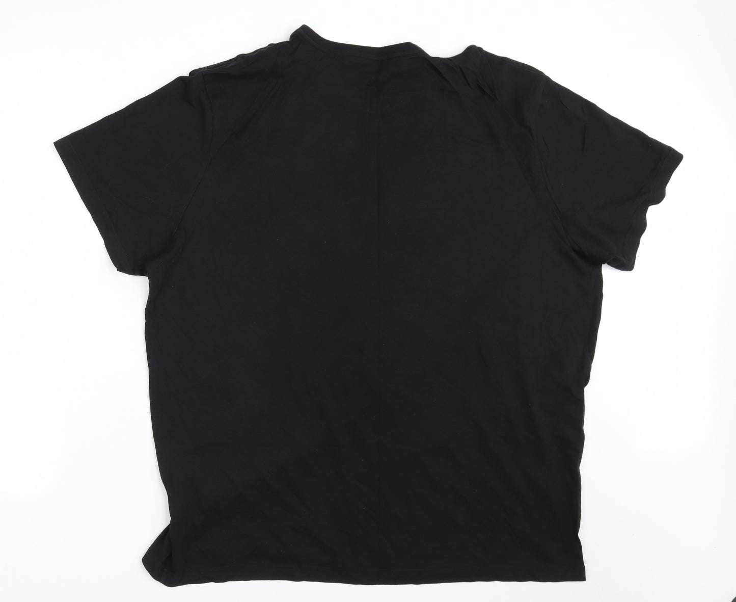 PUMA Mens Black  Cotton  T-Shirt Size 3XL Round Neck