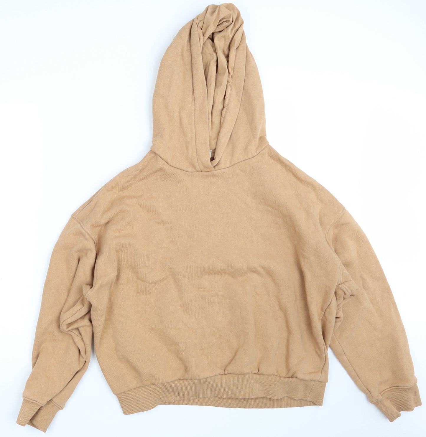 H&M Womens Brown  100% Cotton Pullover Hoodie Size XL