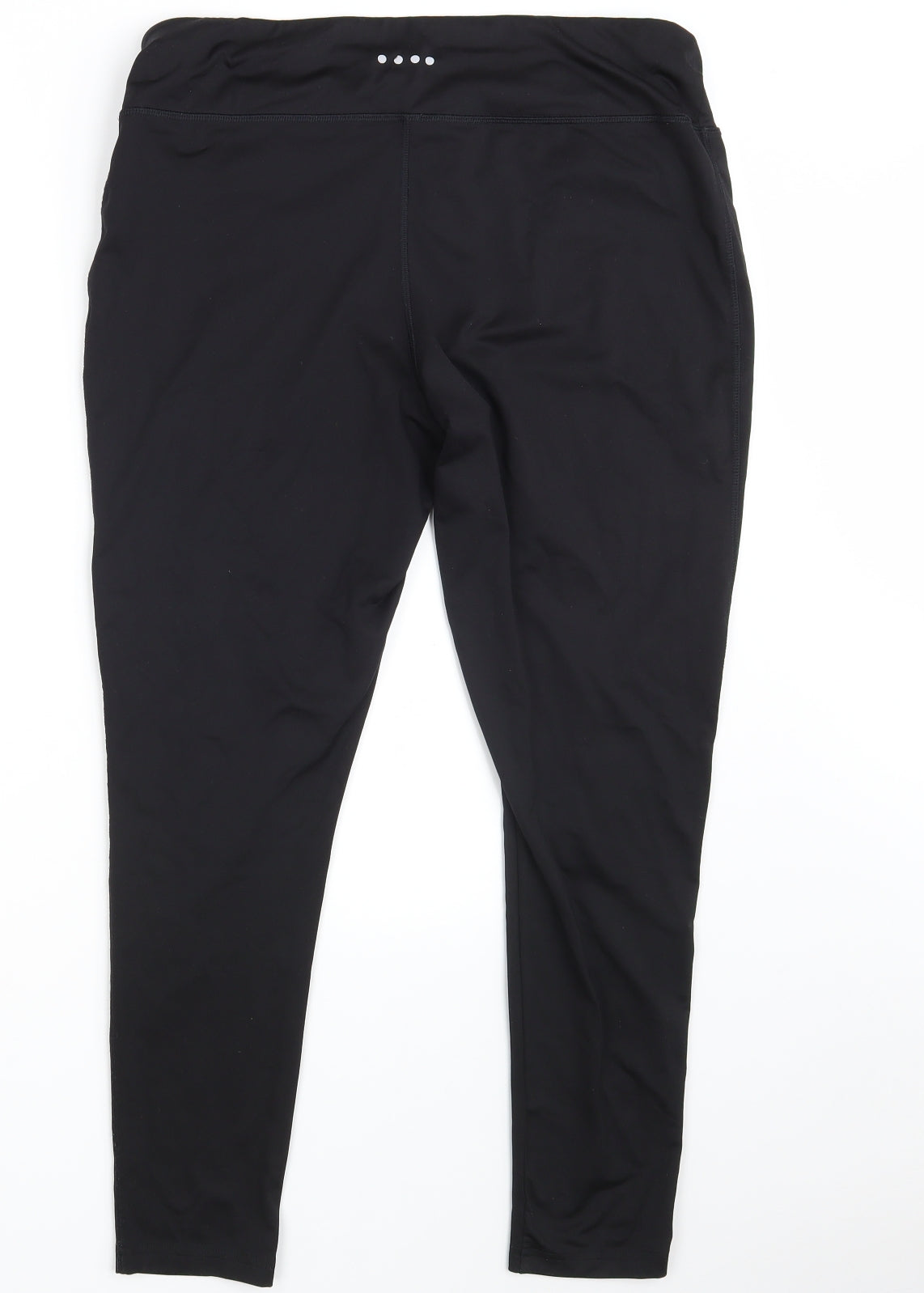 Souluxe Womens Black  Polyester Compression Leggings Size L L26 in Athletic  - Sport