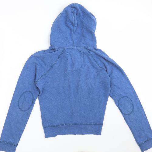 Abercrombie & Fitch Womens Blue  Cotton Pullover Hoodie Size L