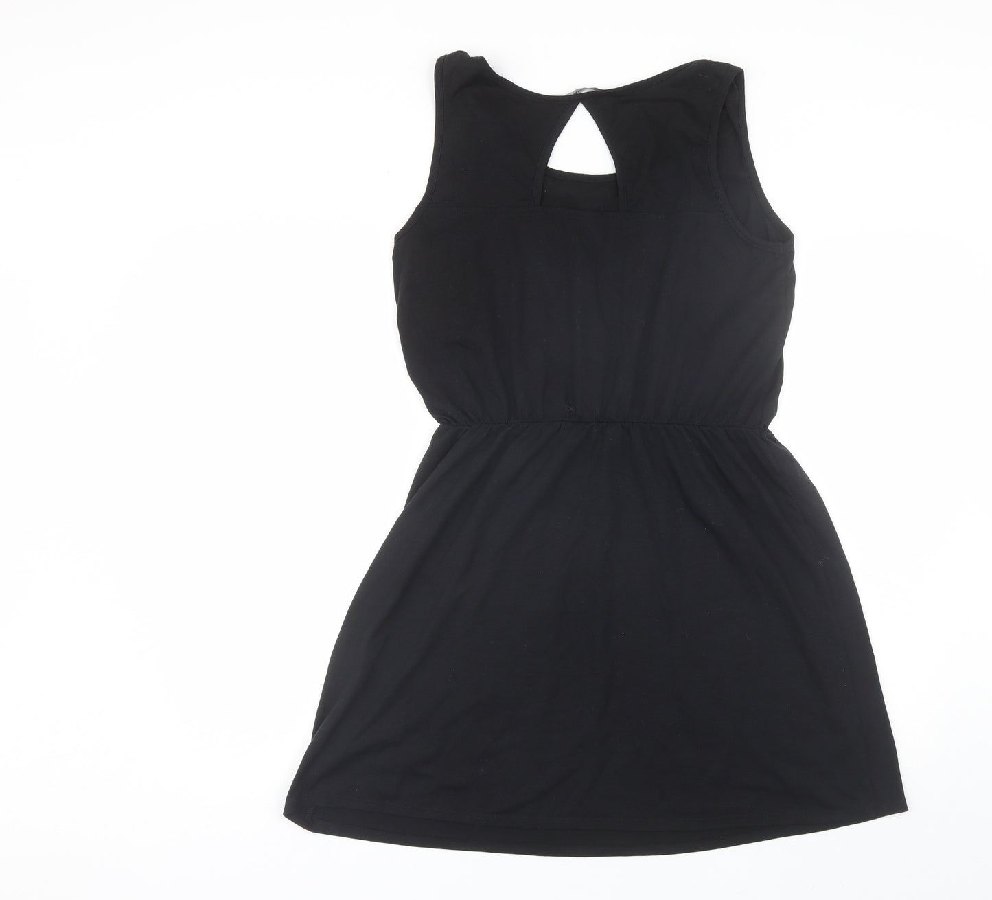 George Womens Black  Polyester Shift  Size 14  Round Neck