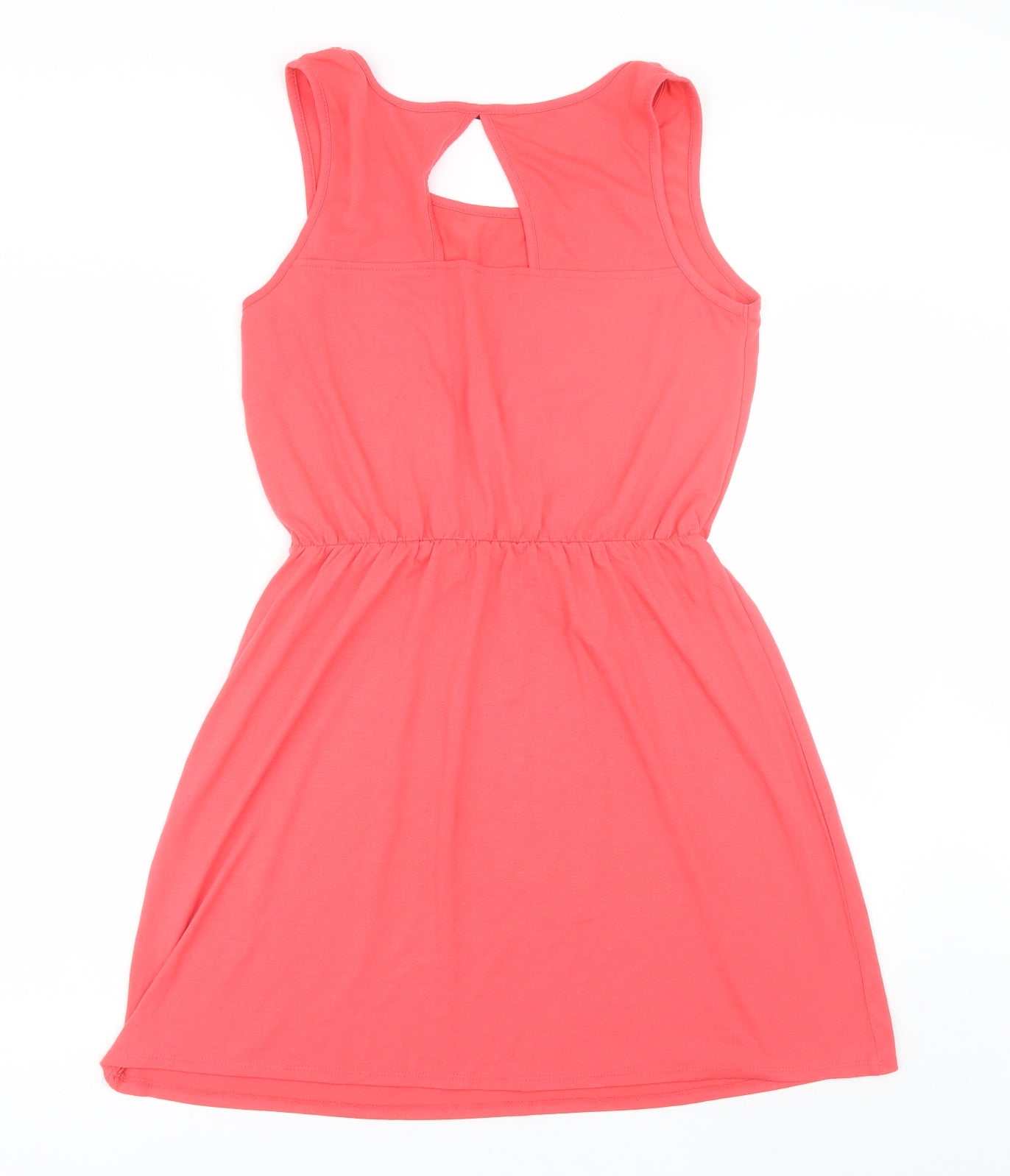 George Womens Pink  Polyester Shift  Size 14  Round Neck