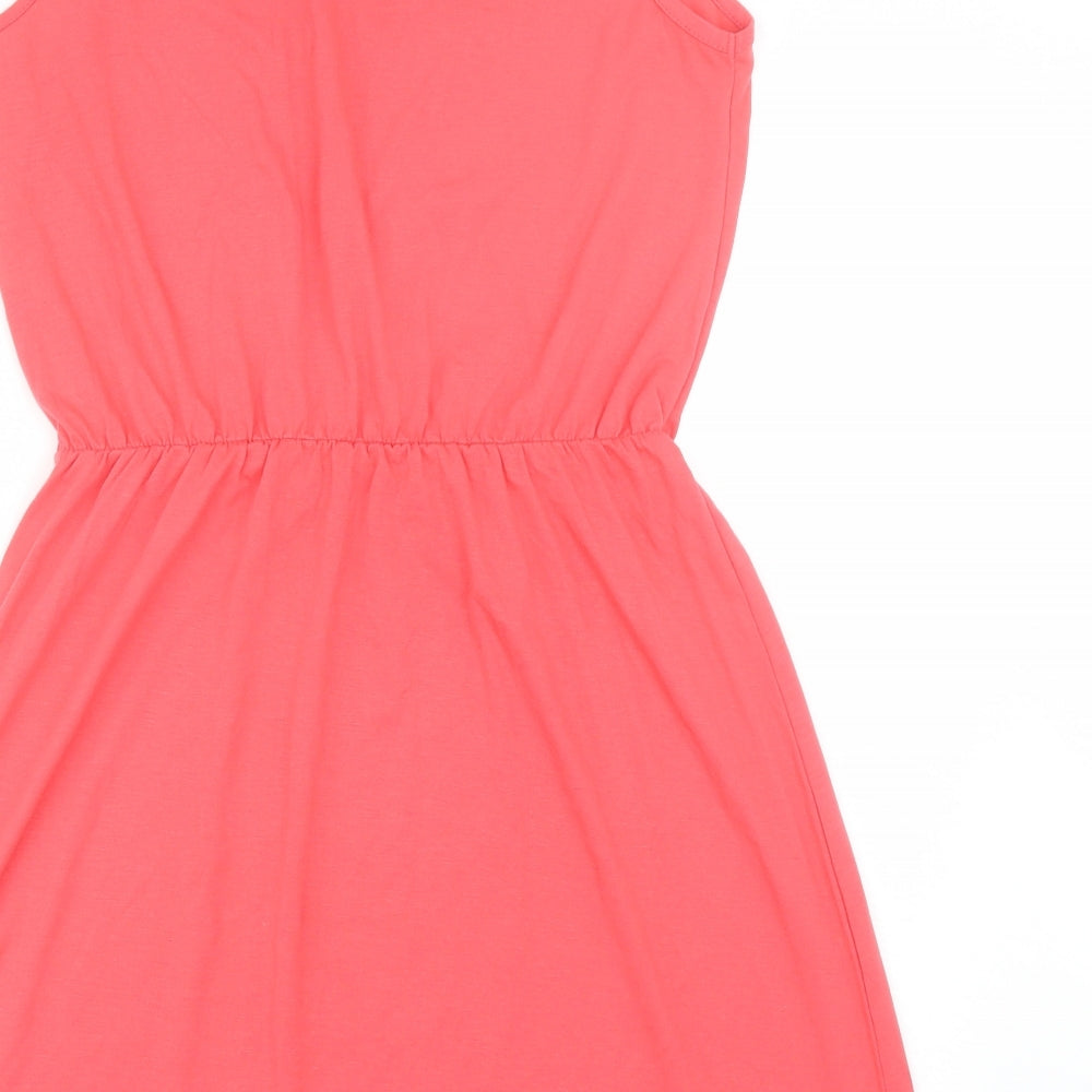 George Womens Pink  Polyester Shift  Size 14  Round Neck