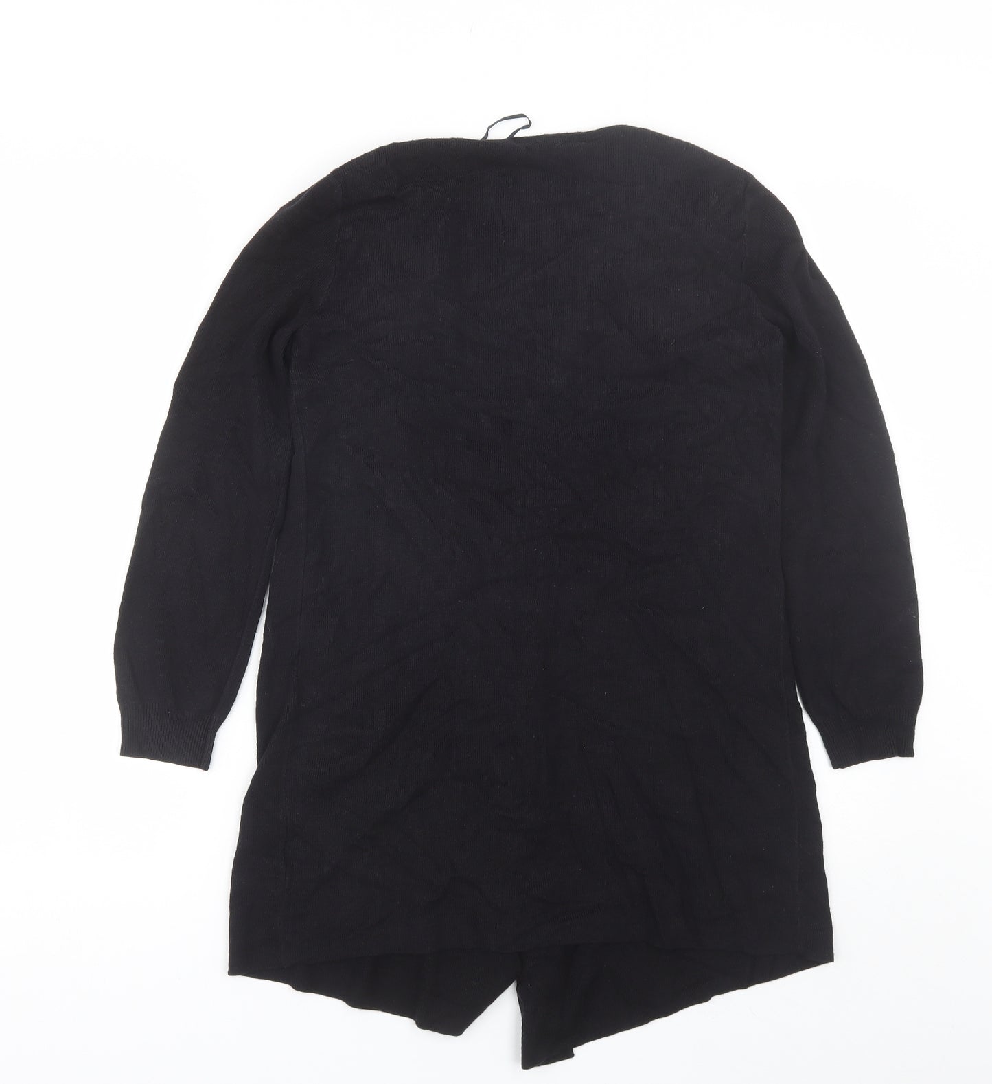 Marks and Spencer Womens Black V-Neck  Viscose Cardigan Jumper Size S