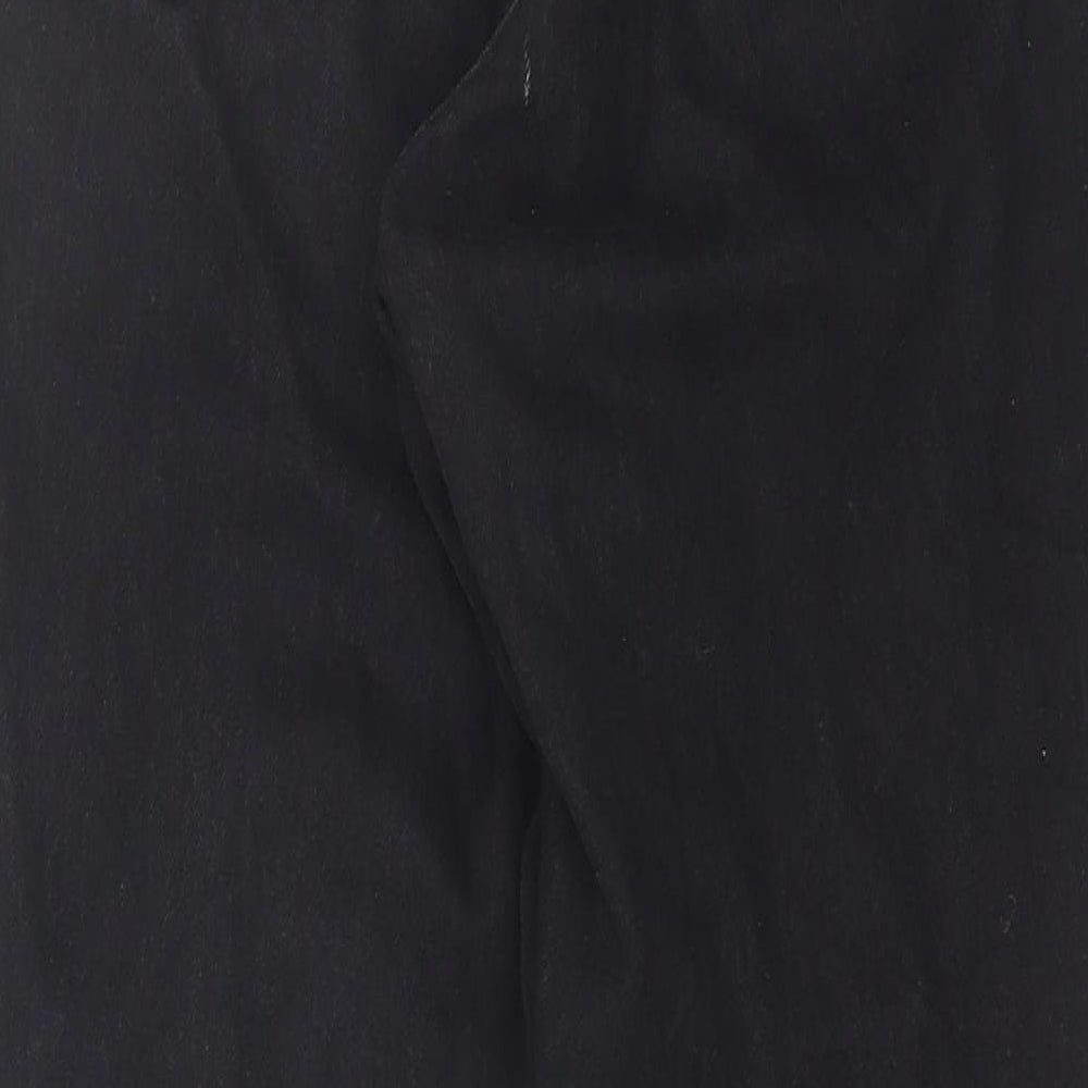 F&F Womens Black  Cotton Mom Jeans Size 10 L27 in Regular