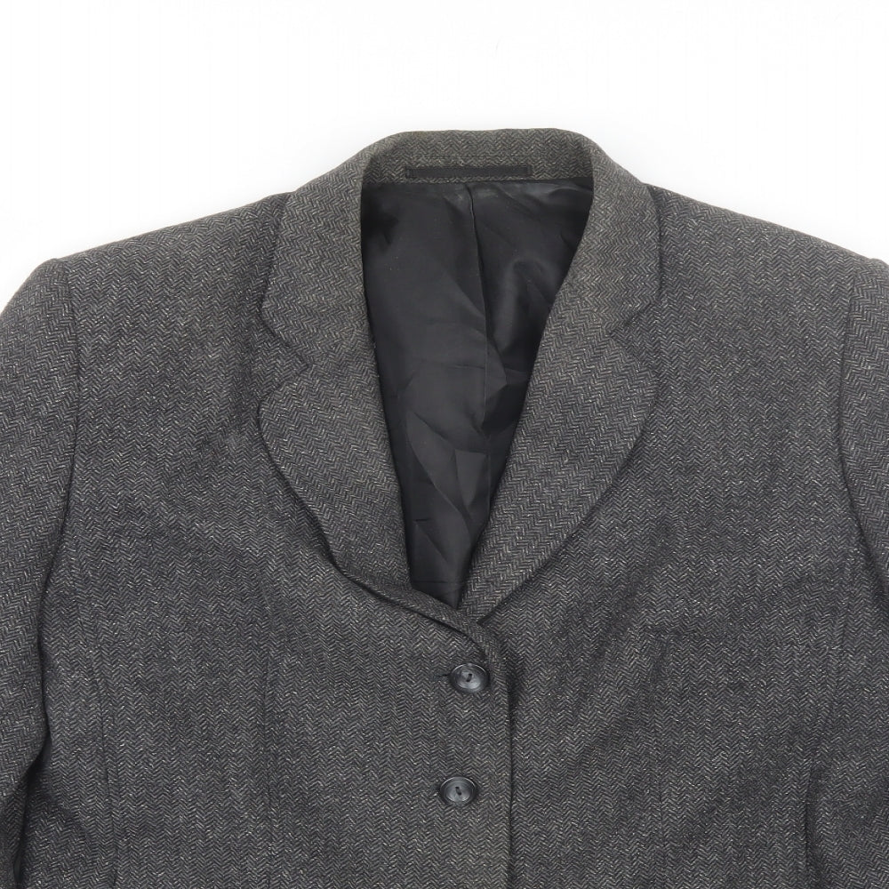 Canada Mens Grey  Wool Jacket Blazer Size 46