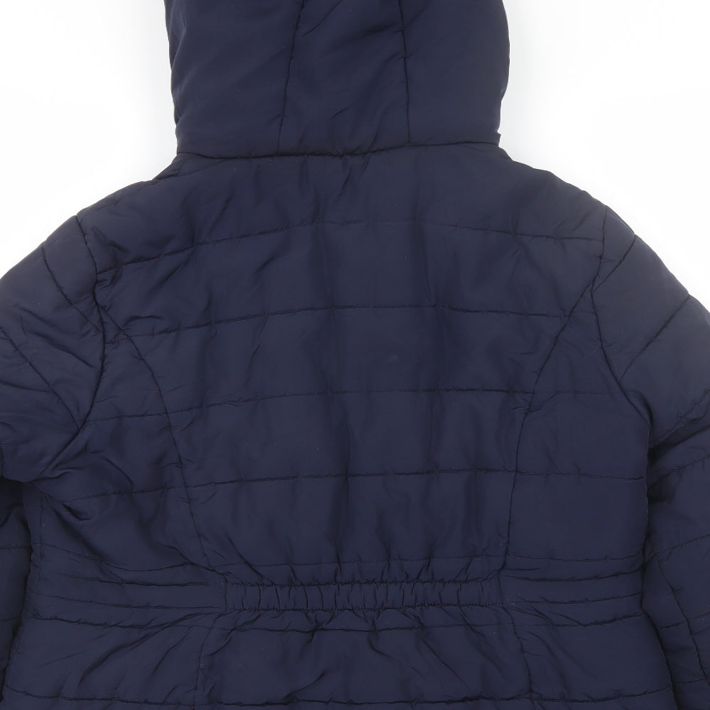 Peacocks Womens Blue   Parka Jacket Size 18