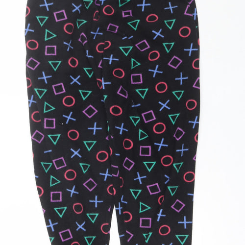 George Mens Black  Polyester  Pyjama Pants Size M   - Playstation