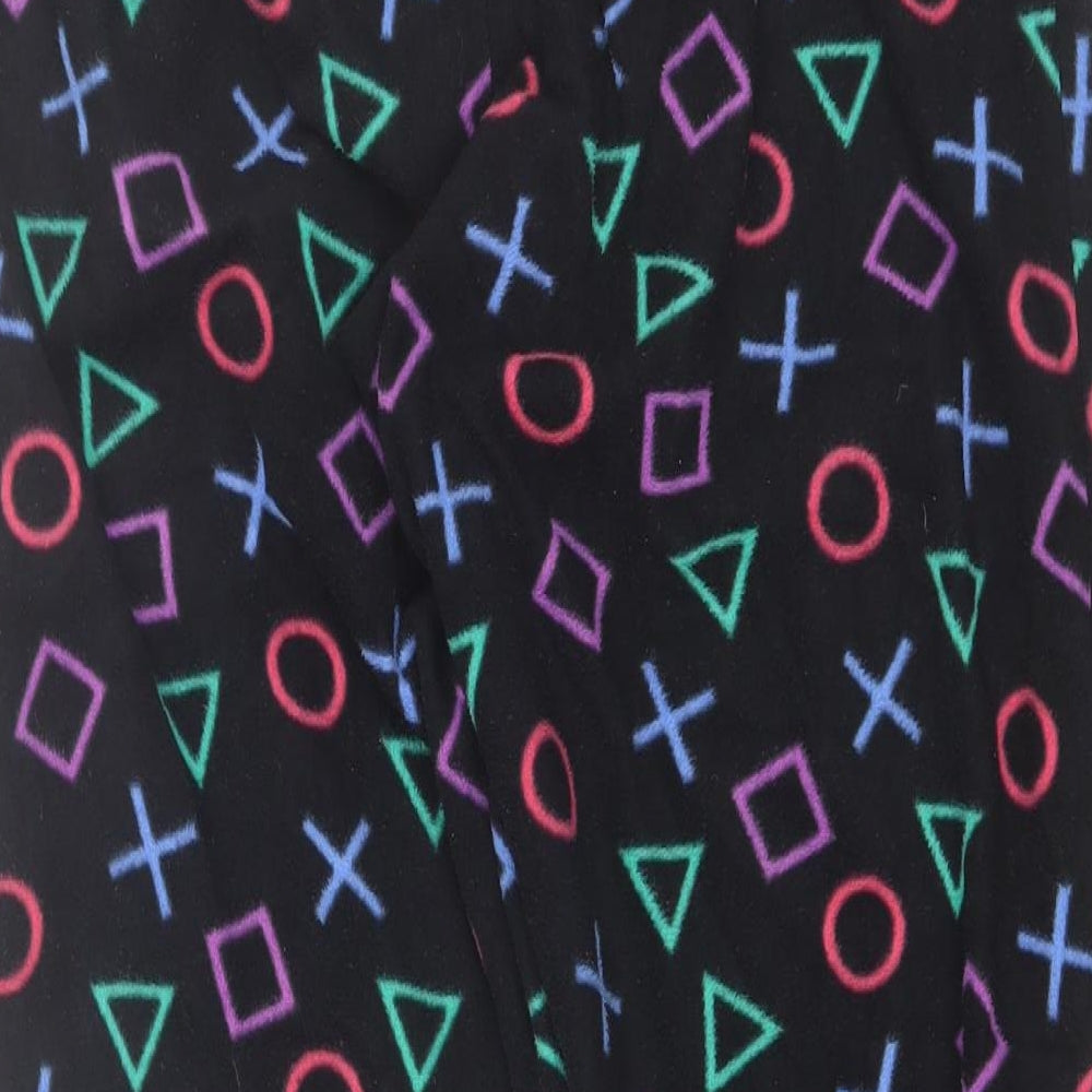 George Mens Black  Polyester  Pyjama Pants Size M   - Playstation