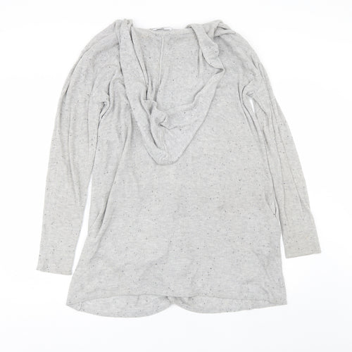 AJC Womens Grey V-Neck  Viscose Cardigan Jumper Size 14
