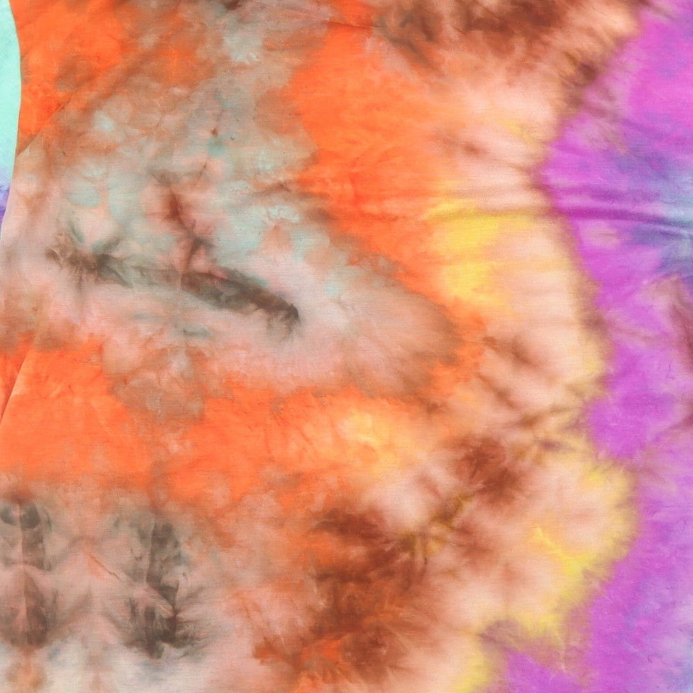 SheIn Mens Multicoloured  Polyester  T-Shirt Size S Round Neck