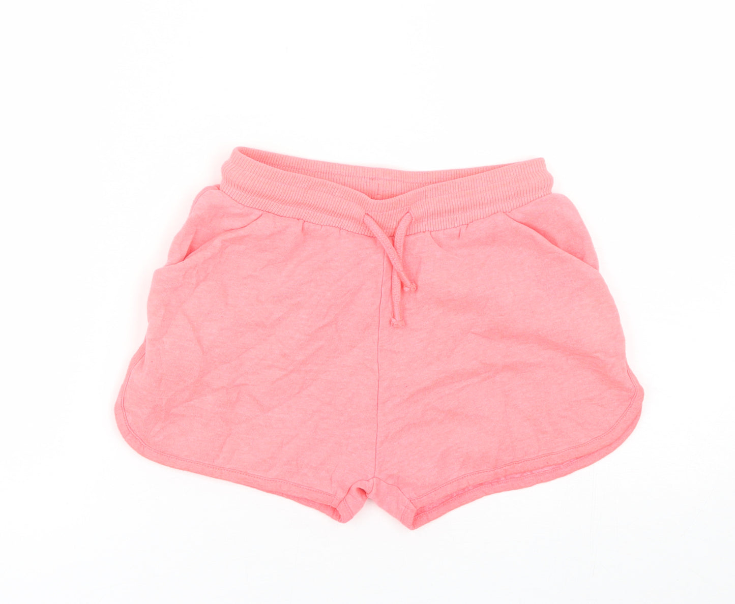 NEXT Girls Pink  Cotton Sweat Shorts Size 9 Years  Regular