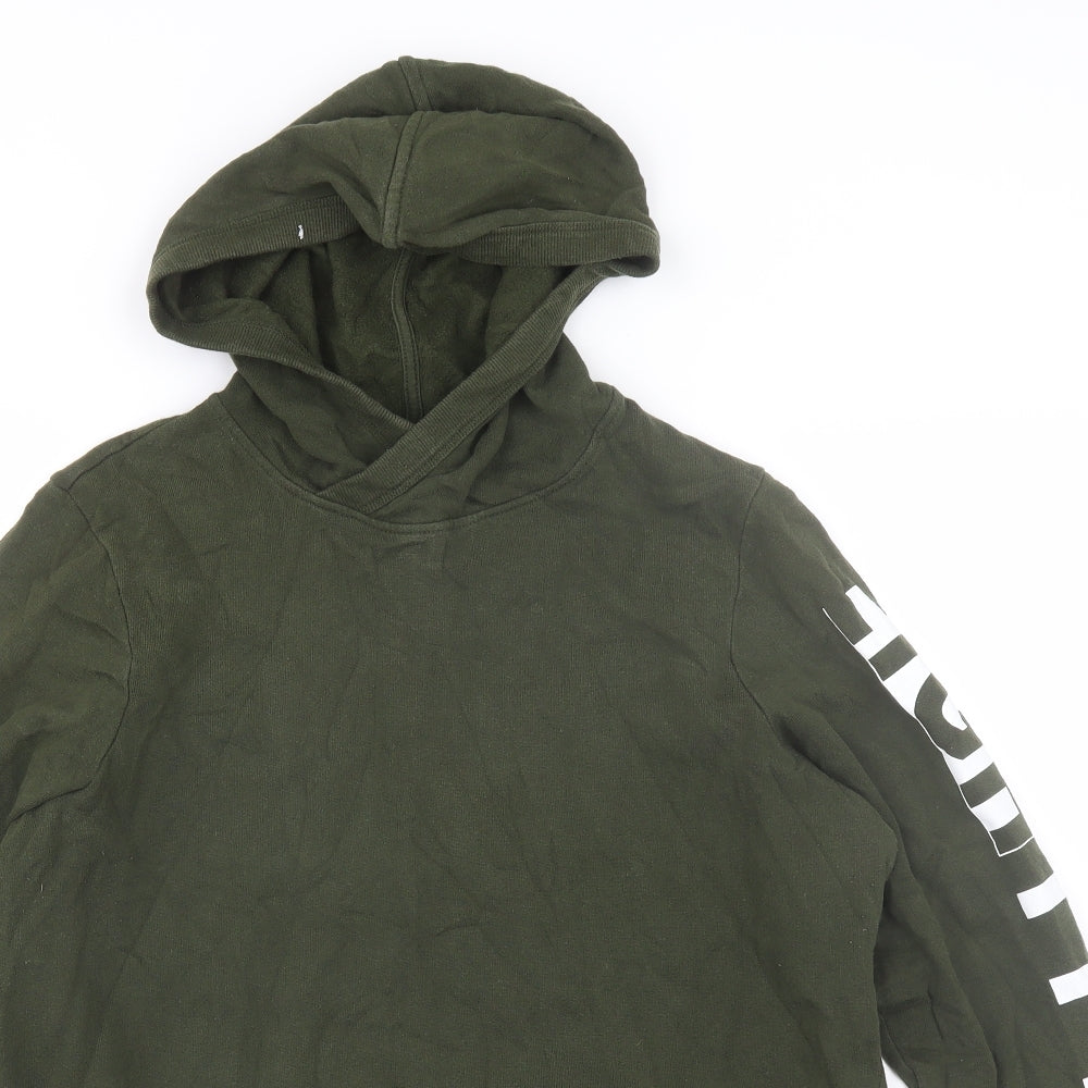 NEXT Womens Green  Cotton Pullover Hoodie Size 12