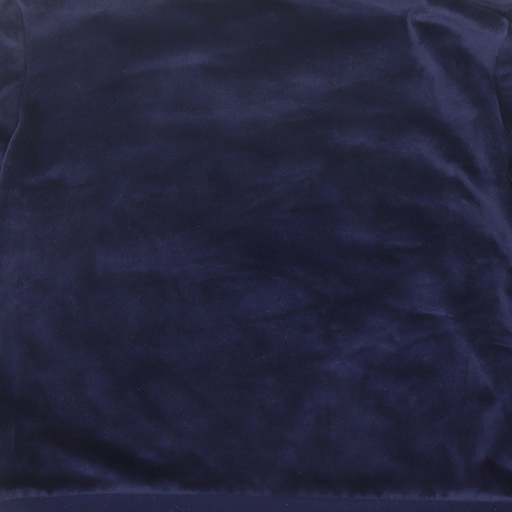 George Boys Blue Solid Polyester  Pyjama Top Size 8-9 Years   - bear