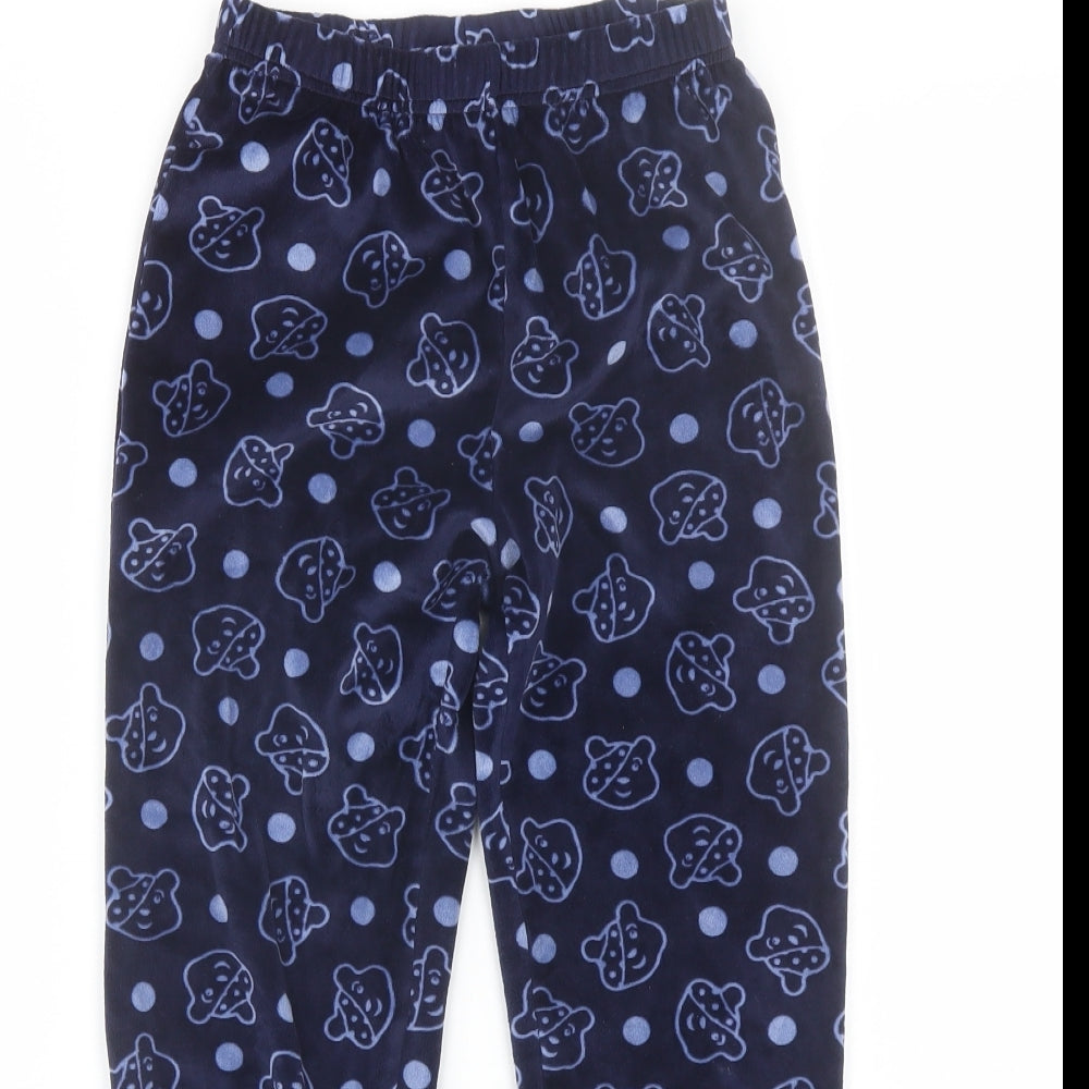 George Boys Blue  Polyester  Pyjama Pants Size 8-9 Years   - bears