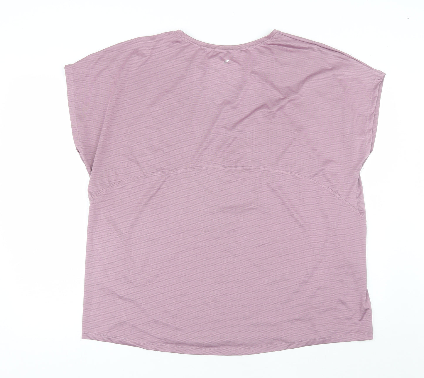 Primark Womens Purple  Polyester Basic T-Shirt Size XL Round Neck