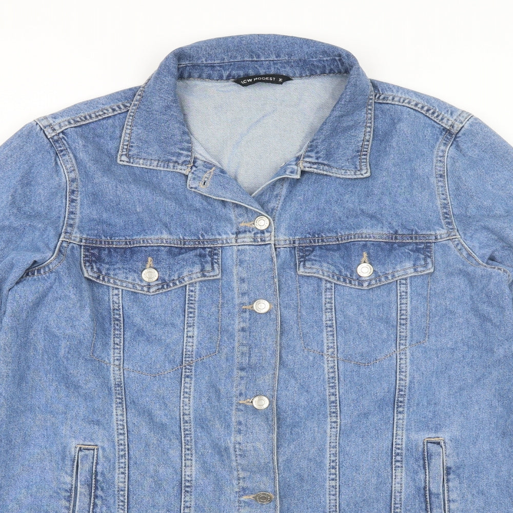 Low Modest Womens Blue   Jacket  Size XL